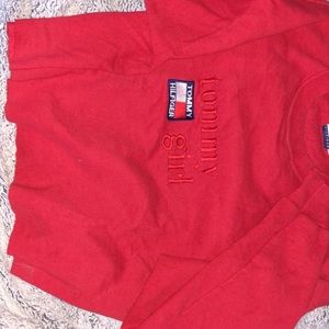Tommy girl crop sweatshirt